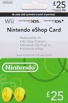 Nintendo Wii U/3DS Prepaid Card £25 UK