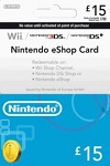 Nintendo Wii U/3DS Prepaid Card £15 UK